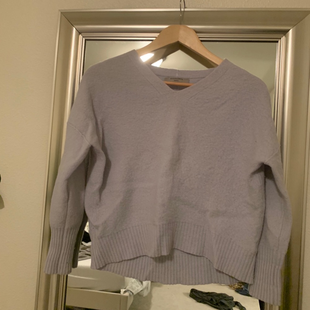 ALL SAINTS Alpaca V Neck